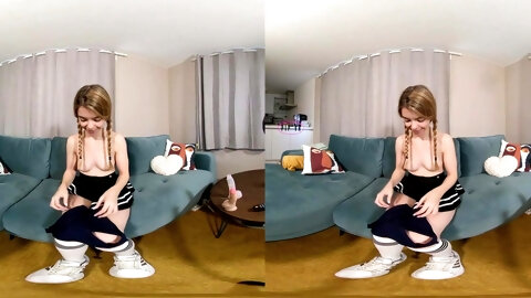 Lewd harlot incredible VR adult video