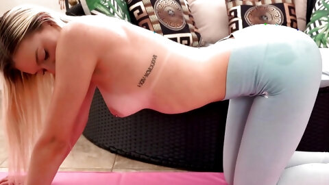 Cute Teen Moly Cooper Shows off Nude Yoga