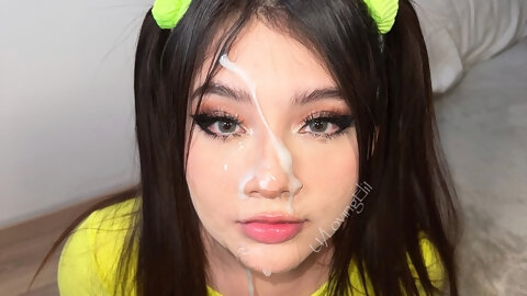 The more cum the better, put your load on my face too 🥰