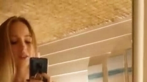 Cute Blonde Teen Solo Orgasm