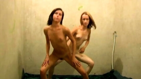Very Hot Amateur French Teen couple tit fuck on Webcam