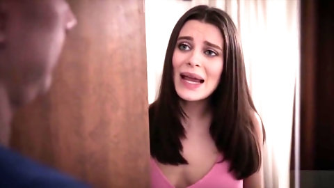 Stepbro fucks her petite cute and petite teenie stepsis