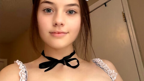 Tiny Tits maid looking for work🥰