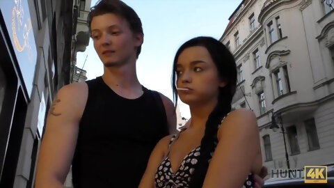 Daphne Klyde In Petite Brunette Gets Used After Pickup Near The Jewelry Shop