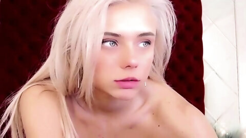 Delicious blond teen Buffy in another solo scene