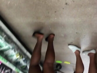Latina and black huge nut booty