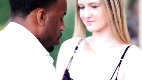 Tempting blonde miss Summer Carter exposes beaver for fuck