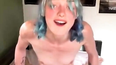 Amateur teen Blowjob with hardcore drilling