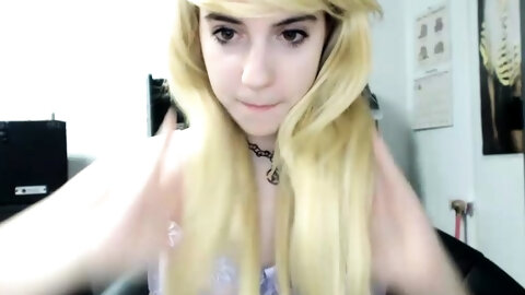 Skinny Blonde Teen Anal amp Vaginal Toys DP