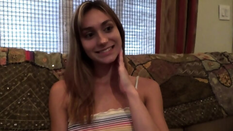 Busty exotic amateur teen plowed hard doggystyle