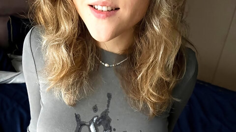 Honey thank you for staining me with cum