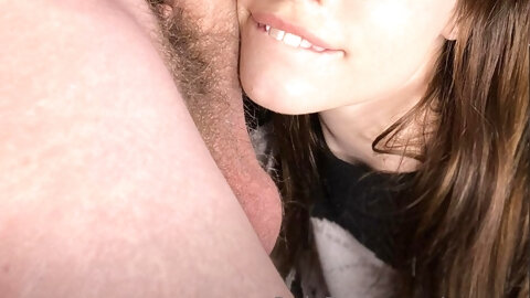 do i still look cute with cock against my face? 😅