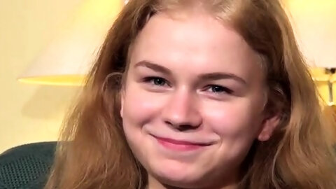 Petite amateur redheaded teen pisses and sucks cock
