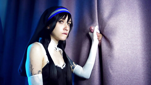 Nun Tamaki Kotatsu got a dick in confession, Fire Force - Sunako_Kirishiki